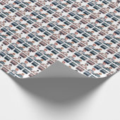 Retro Happy Administrative Professionals Day  Geschenkpapier (Ecke)