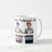 Retro Happy Administrative Professionals Day  Kaffeetasse (VorderseiteRechts)