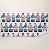 Retro Happy Administrative Professionals Day  Strandtuch (Vorderseite)