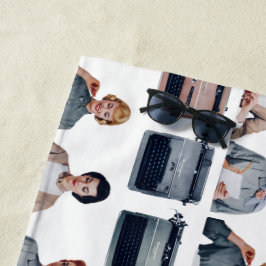 Retro Happy Administrative Professionals Day  Strandtuch