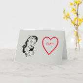 Retro Happy Birthday anpassbar für ihn Karte (Gelbe Blume)