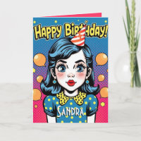 Retro Happy Birthday Daughter