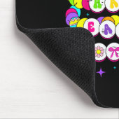 Retro Happy Easter Bracelet Bunny Spring Funny Est Mousepad (Ecke)