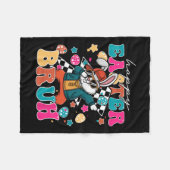 Retro Happy Easter Bruh Niedlich Bunny Dabbing Kle Fleecedecke (Vorderseite (Horizontal))