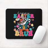 Retro Happy Easter Bruh Niedlich Bunny Dabbing Kle Mousepad (Mit Mouse)