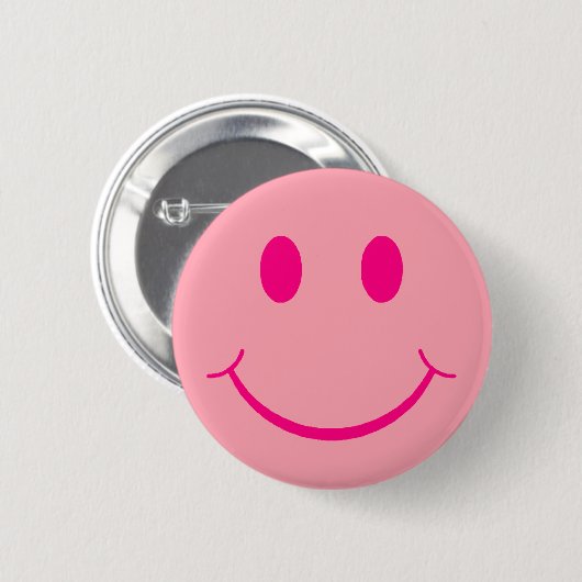 Retro Happy Face Button (Vorne & Hinten)