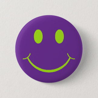 Retro Happy Face Button