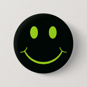 Retro Happy Face Button