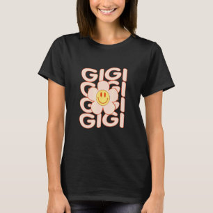 Retro Happy Face GIGI Groovy Daisy Blume Smile Tr T-Shirt