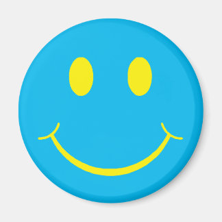 Retro Happy Face Magnet