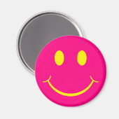 Retro Happy Face Magnet (Vorderseite/Rückseite)