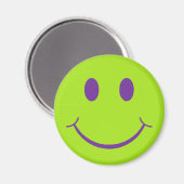 Retro Happy Face Magnet (Vorderseite/Rückseite)