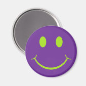 Retro Happy Face Magnet (Vorderseite/Rückseite)