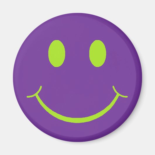 Retro Happy Face Magnet (Vorne)