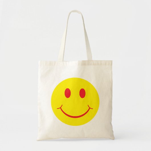 Retro Happy Face Tragetasche (Vorne)
