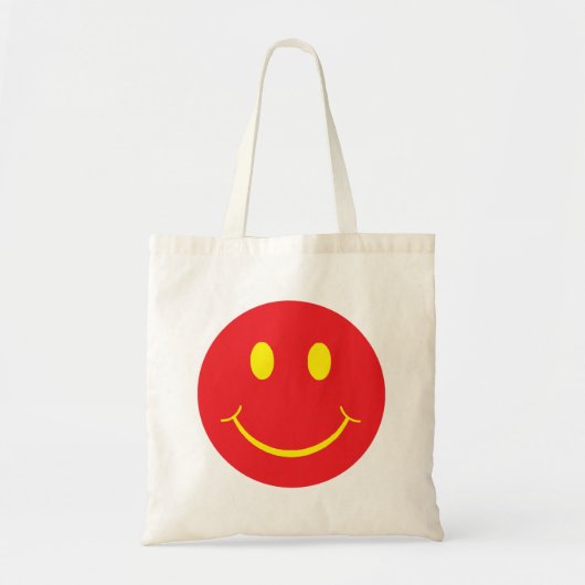 Retro Happy Face Tragetasche (Vorne)