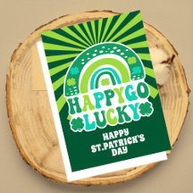 Retro Happy Go Lucky St. Patrick's Day