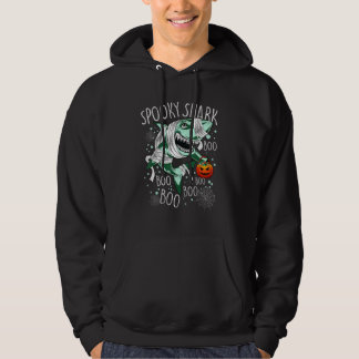 Retro Happy Halloween-Hai-Mumien-Kostüm Herren Jun Hoodie