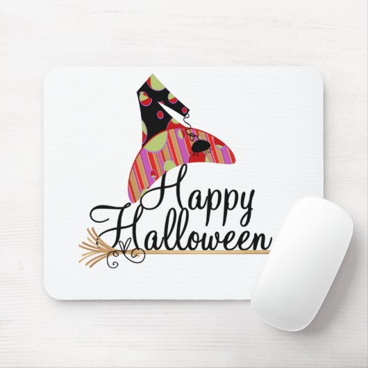 Retro Happy Halloween Mousepad (Mit Mouse)