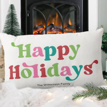 Retro Happy Holidays Heller Weihnachten