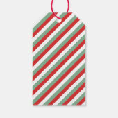 Retro Happy Holidays Weihnachten Geschenkanhänger (Rückseite)