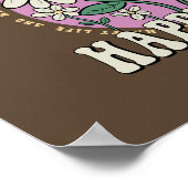 Retro Happy Mind Happy Life Poster (Ecke)