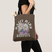 Retro Happy Mind Happy Life Tasche (Von Nahem)