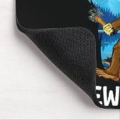 Retro Happy New Year 2026 Bigfoot Lovers New Years Mousepad (Ecke)