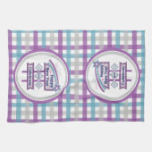 Retro Happy New Year Sign - Celebrate Marquee Geschirrtuch (Horizontal)