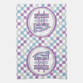 Retro Happy New Year Sign - Celebrate Marquee Geschirrtuch (Vertikal)