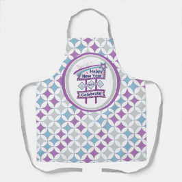 Retro Happy New Year Sign - Celebrate Marquee Schürze