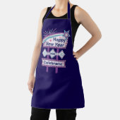 Retro Happy New Year Sign - Celebrate Marquee Schürze (InSitu)