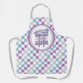 Retro Happy New Year Sign - Celebrate Marquee Schürze