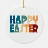 Retro Happy Oaster Typografie | Ornament (Hinten)