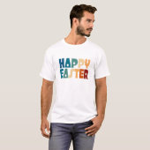 Retro Happy Oaster Typografie | T-Shirt (Vorne ganz)