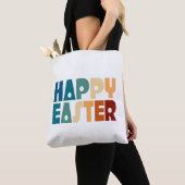 Retro Happy Oaster Typografie | Tragetasche Tasche (Von Nahem)