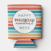 Retro Happy Physician Assistant Week Dosenkühler (Rückseite)