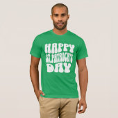 Retro Happy St. Patrick's Day T-Shirt (Vorne ganz)