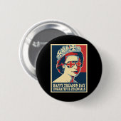 Retro Happy Treason Day 4. Juli British Coloni Button (Vorne & Hinten)