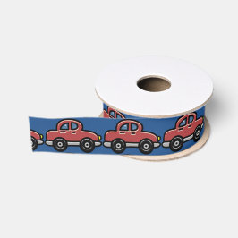 Retro Hard Top Cars (Marsala Red) Ripsband