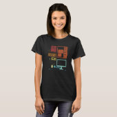 Retro Hardware Admin IT Specialist Sysadmin Admini T-Shirt (Vorne ganz)