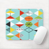 Retro Harlekin-Muster Mousepad (Mit Mouse)