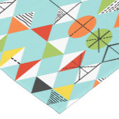 Retro Harlekin-Muster-Tabellen-Läufer Kurzer Tischläufer (Ecke)