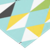 Retro Harlekin-Muster-Tischdecke Tischdecke (Schrägansicht)
