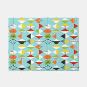 Retro Harlekin-Muster-Tür-Matte Fußmatte (Vorderseite)