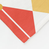 Retro Harlequin Diamond Nahtloses Muster Fleecedecke (Ecke)