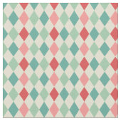 Retro Harlequin Geometrisches Muster Stoff (Nahaufnahme)