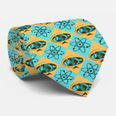 Retro Harlequin Globe Trotter Krawatte (Gerollt)