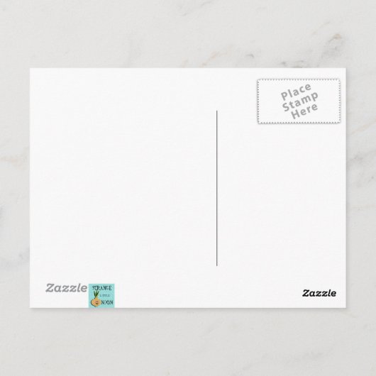 Retro Harlequin Muster Postkarte (Rückseite)