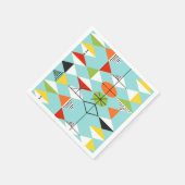 Retro Harlequin Musterpapier Napkins Serviette (Ecke)
